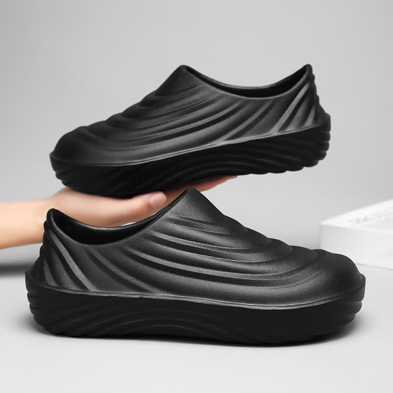 Einfarbige, rutschfeste, wasserdichte Küchenschuhe