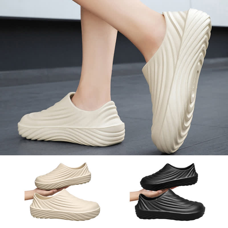 Einfarbige, rutschfeste, wasserdichte Küchenschuhe