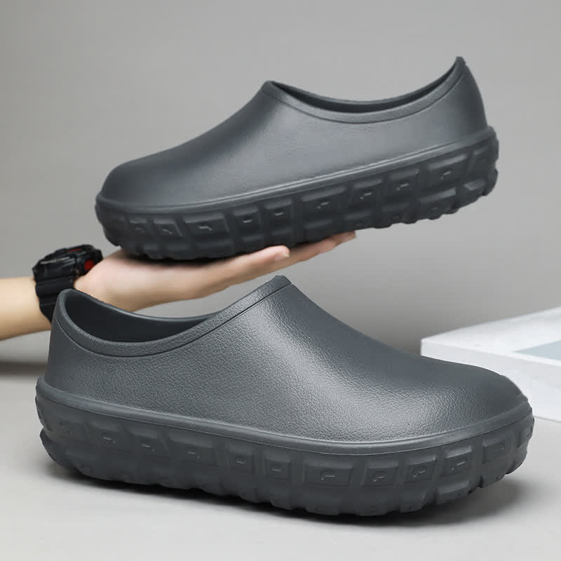 Modische, wasserdichte Slip-On-Küchenschuhe mit niedrigem Schaft