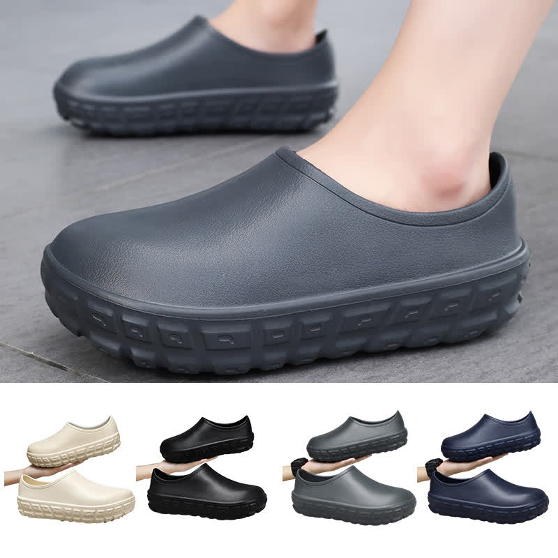 Modische, wasserdichte Slip-On-Küchenschuhe mit niedrigem Schaft