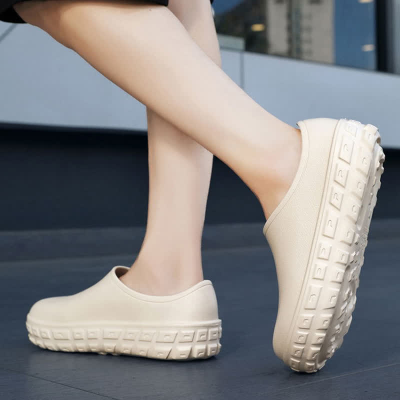 Modische, wasserdichte Slip-On-Küchenschuhe mit niedrigem Schaft