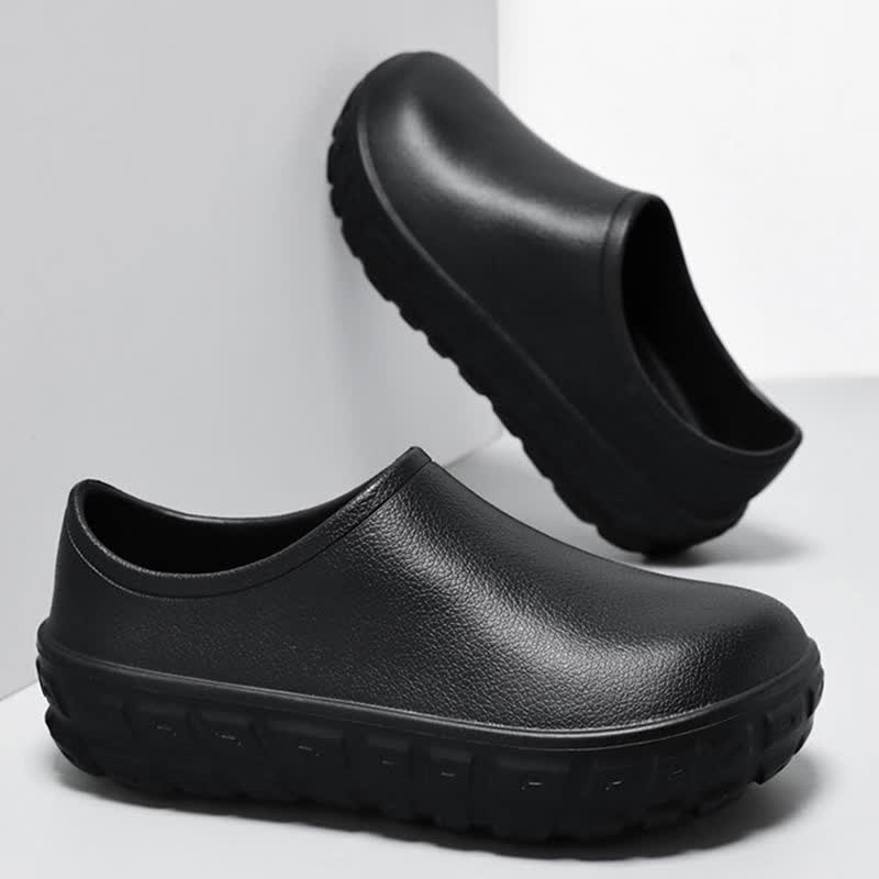 Modische, wasserdichte Slip-On-Küchenschuhe mit niedrigem Schaft