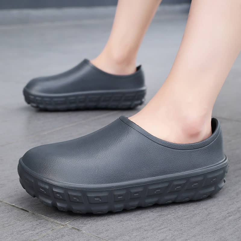 Modische, wasserdichte Slip-On-Küchenschuhe mit niedrigem Schaft