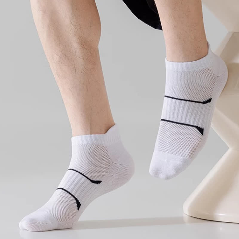 Dünne, atmungsaktive, schweißabsorbierende Deodorant-Sportsocken (6 Paar)