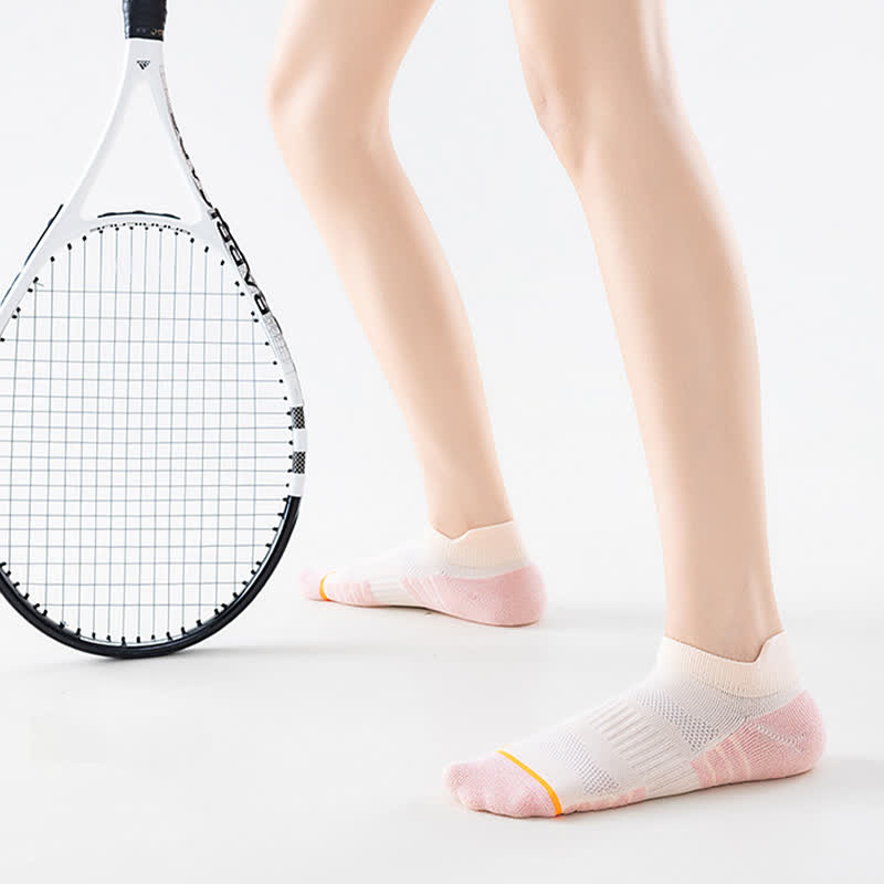 Schweißableitende Kompressionssocken aus Baumwolle zum Sport und Laufen (5 Paar)