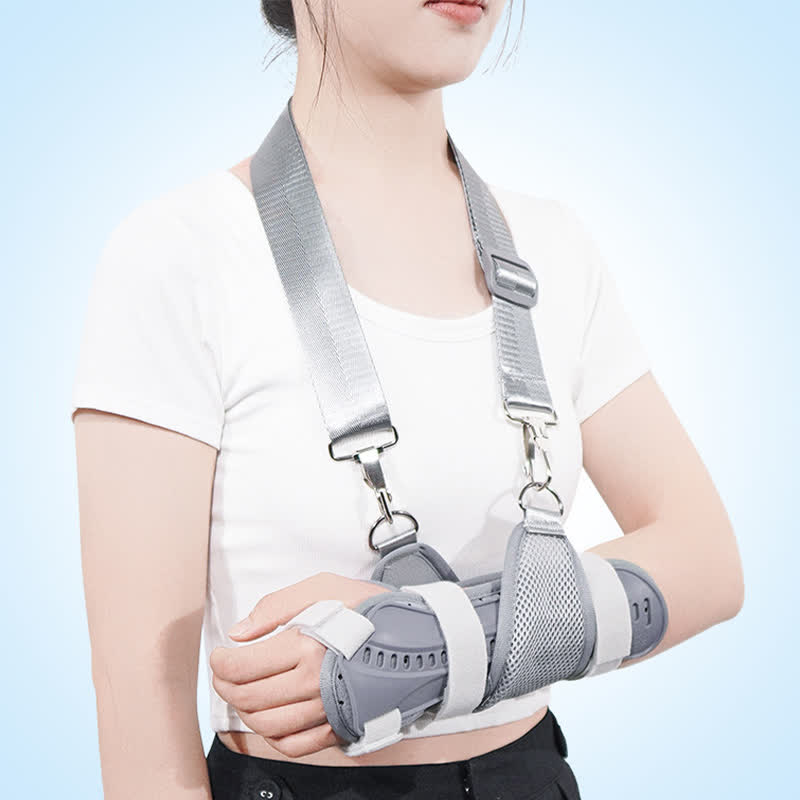 Sport-Handgelenkbandage mit Nackenschlinge und Stützschiene