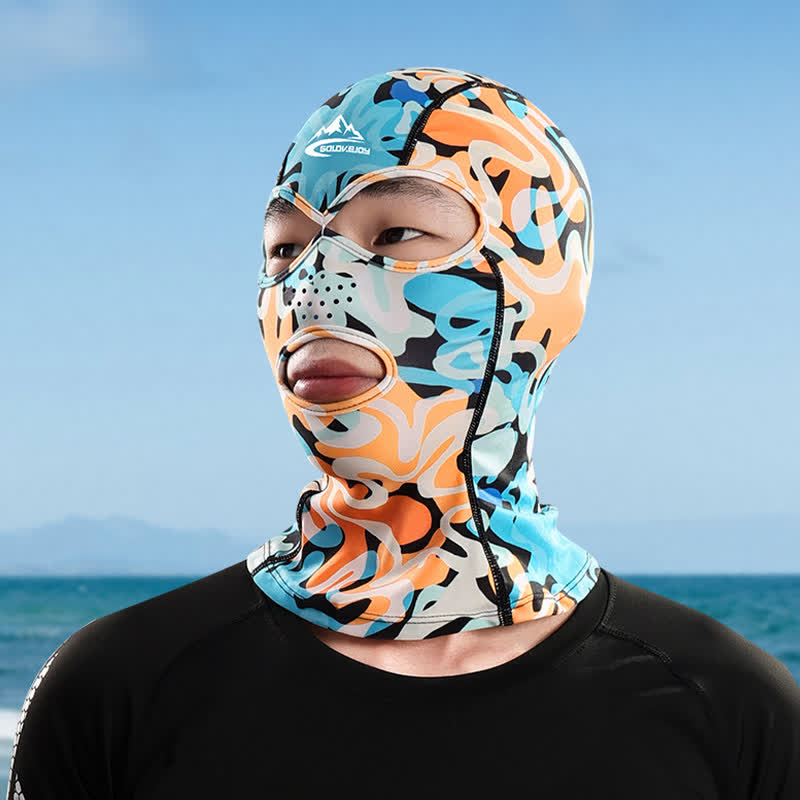 Bunte, atmungsaktive Sonnenschutz-Facekini-Maske für den Außenbereich - image 2