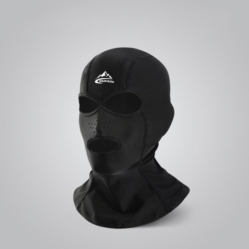 Atmungsaktive Sonnenschutz-Facekini-Maske für den Außenbereich - Schwarz - Einheitsgröße - image 6