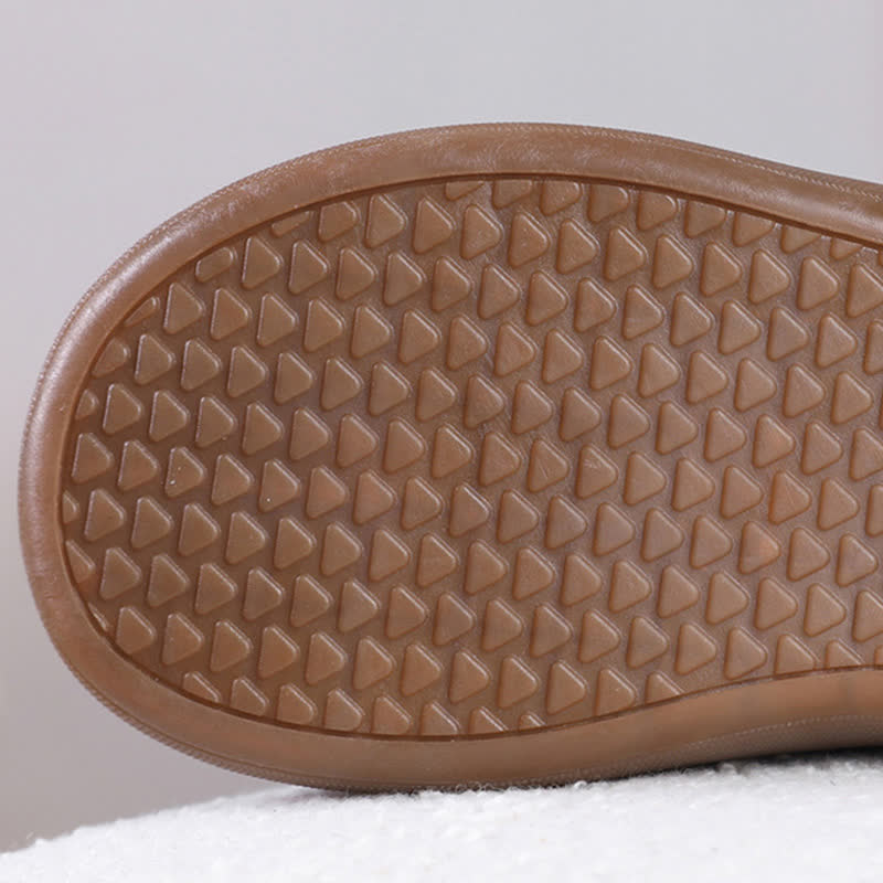 Plus Size Reißverschluss Einfarbig Warme Hausschuhe - image 6