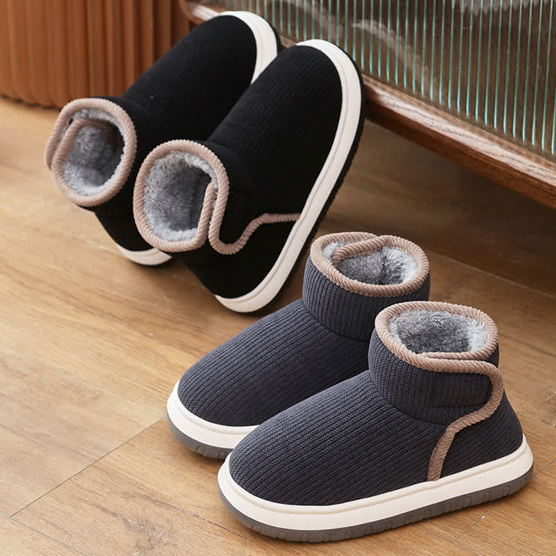 Warme, rutschfeste Hausschuhe mit dicker Sohle - image 4