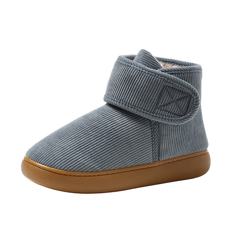 Hohe, warme Hausschuhe mit Klettverschluss - image 12