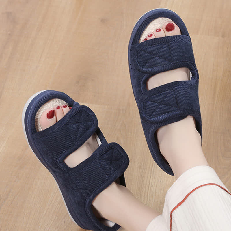 Verstellbare, rutschfeste Hausschuhe in Übergröße - image 5