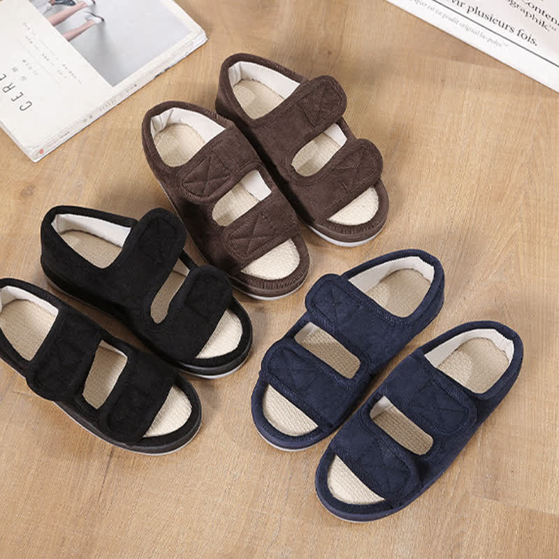 Verstellbare, rutschfeste Hausschuhe in Übergröße - image 2