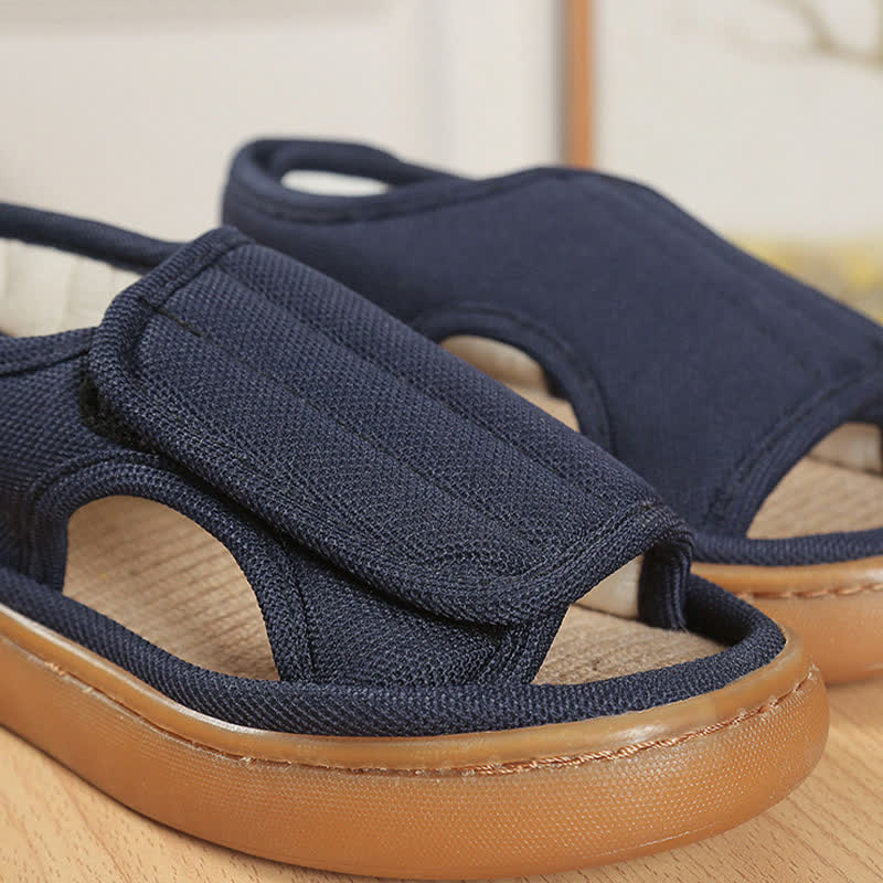 Verstellbare, leicht anzuziehende, rutschfeste Hausschuhe in Übergröße - image 5