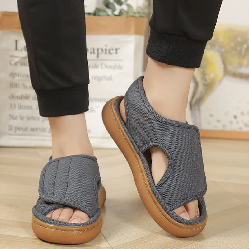 Verstellbare, leicht anzuziehende, rutschfeste Hausschuhe in Übergröße - image 15