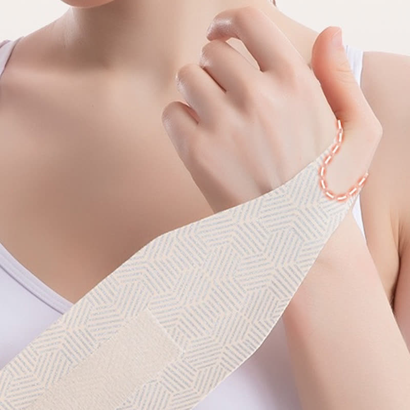 Ultradünne Handgelenksmanschetten mit Streifenmuster