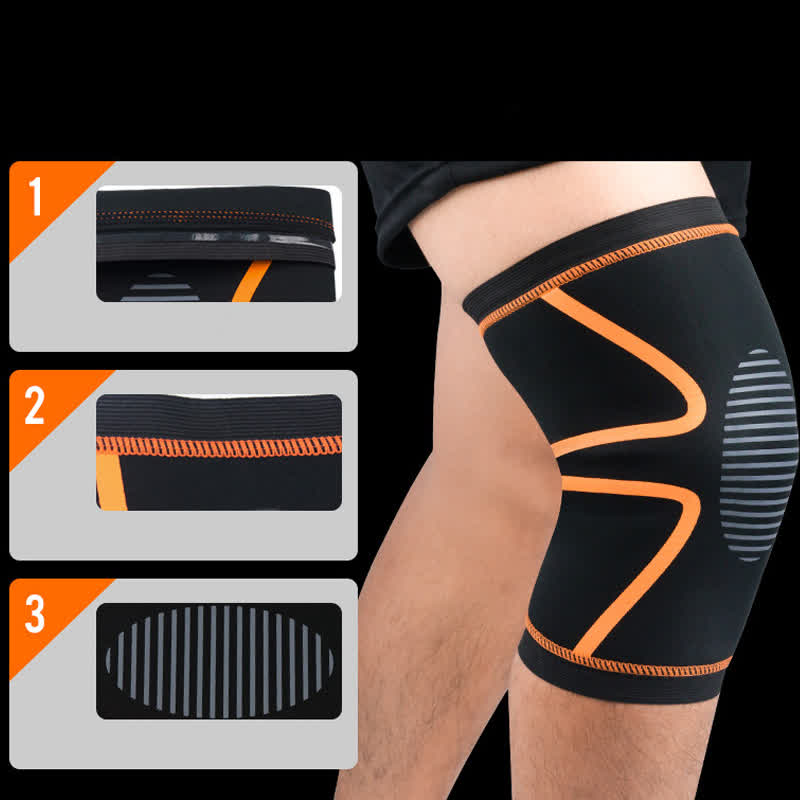 Kompressions-Antikollisions-Sport-Knieschützer