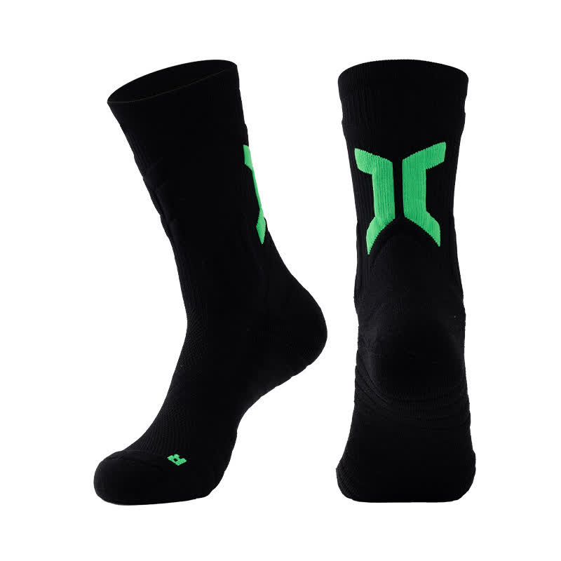 Atmungsaktive Sport-Kompressionssocken (5 Paar) - Schwarz - EU40-45 (US7-11) - image 9
