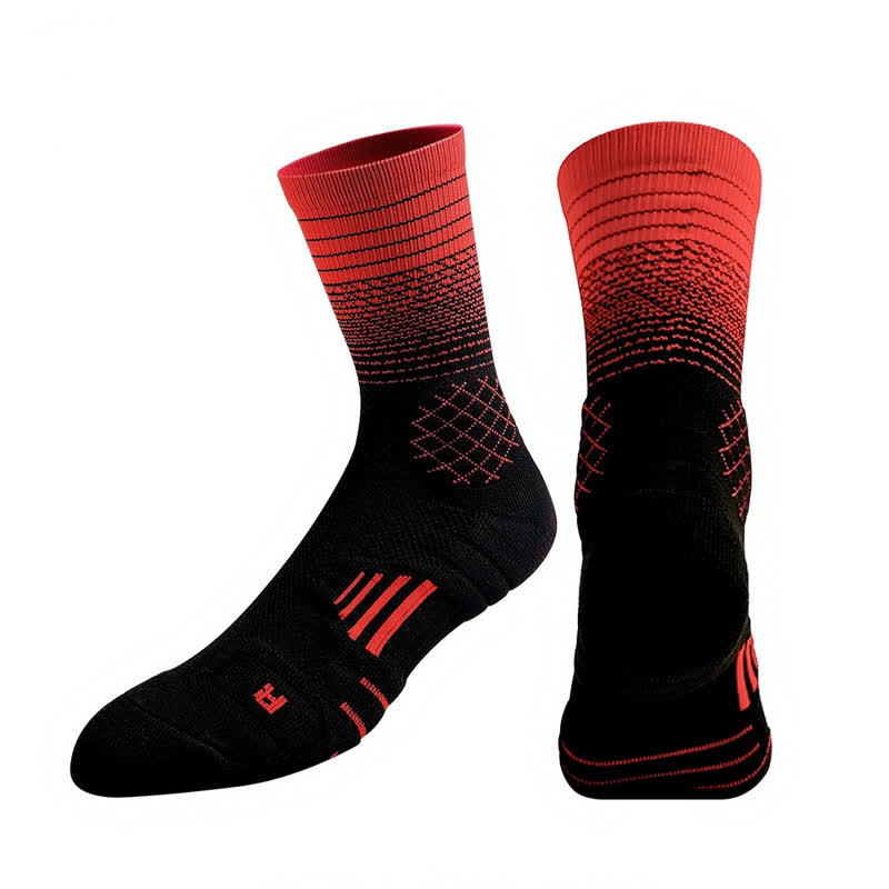 Gradient Sports Quarter Kompressionssocken (7 Paar) - Schwarz&Rot - EU37-45 (US4-11) - image 11