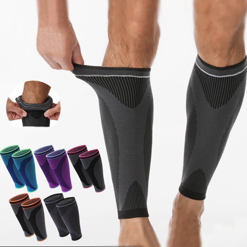 Elastische, gestrickte Sport-Kompressions-Wadenmanschetten