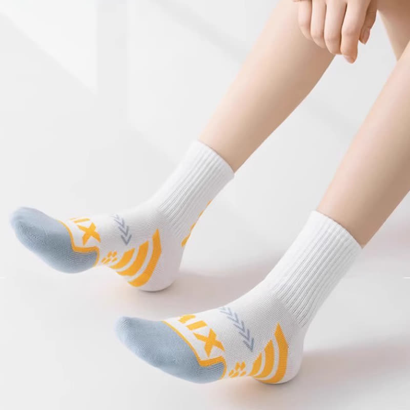 Knöchelkompressionssocken mit Zahlengrafik-Aufdruck (8 Paar)