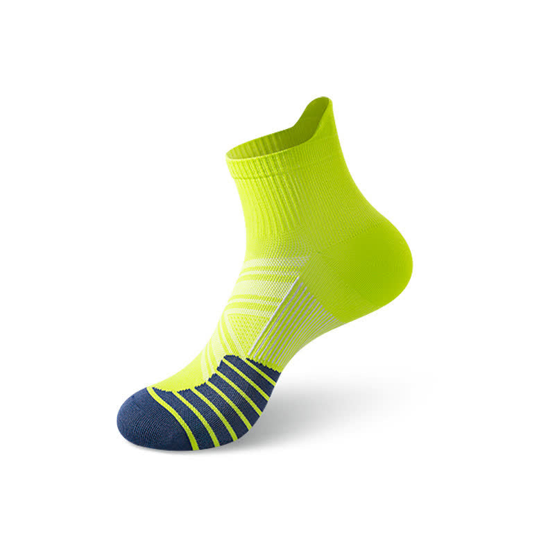 Schnelltrocknende, dünne Lauf-Kompressionssocken mit Knöchelschutz (5 Paar)