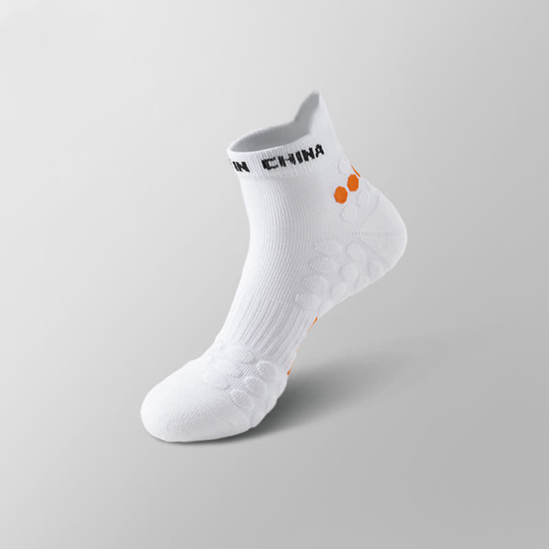 Rutschfeste Sport-Knöchelkompressionssocken aus Baumwolle (4 Paar)