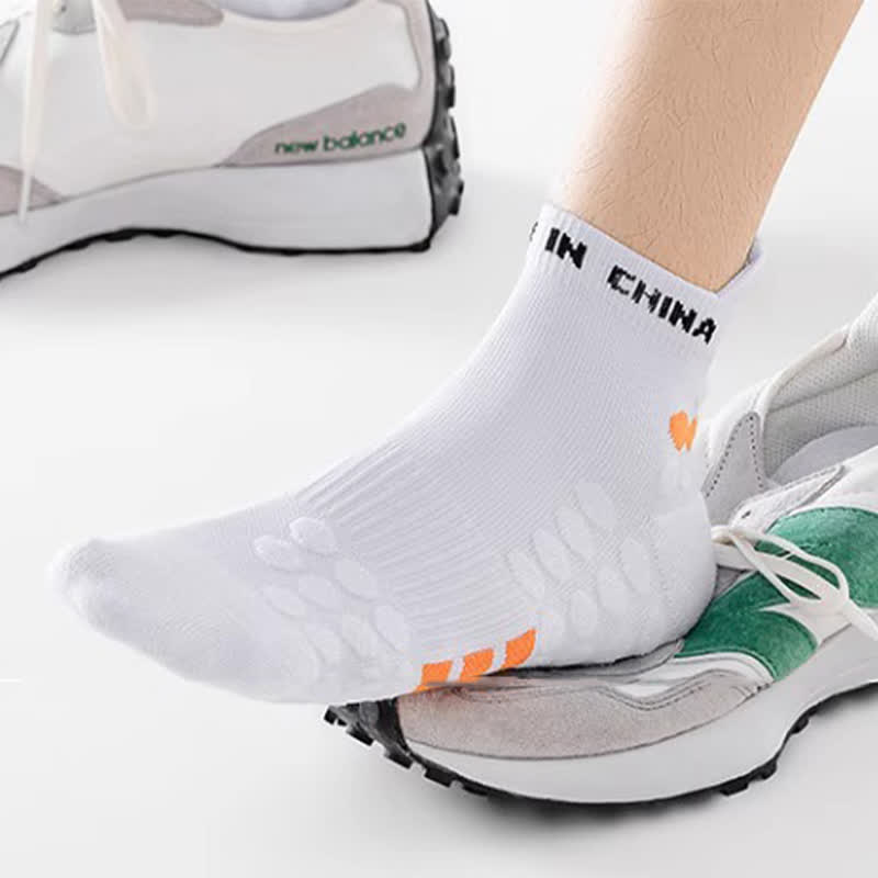 Rutschfeste Sport-Knöchelkompressionssocken aus Baumwolle (4 Paar)