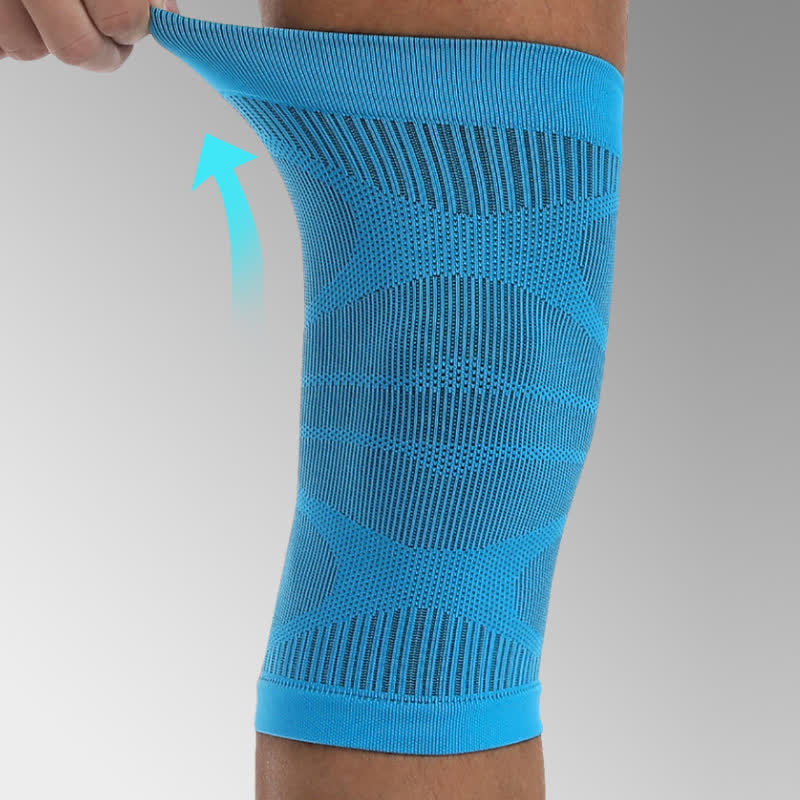 Gestrickte, atmungsaktive, hochelastische Sport-Knieschützer