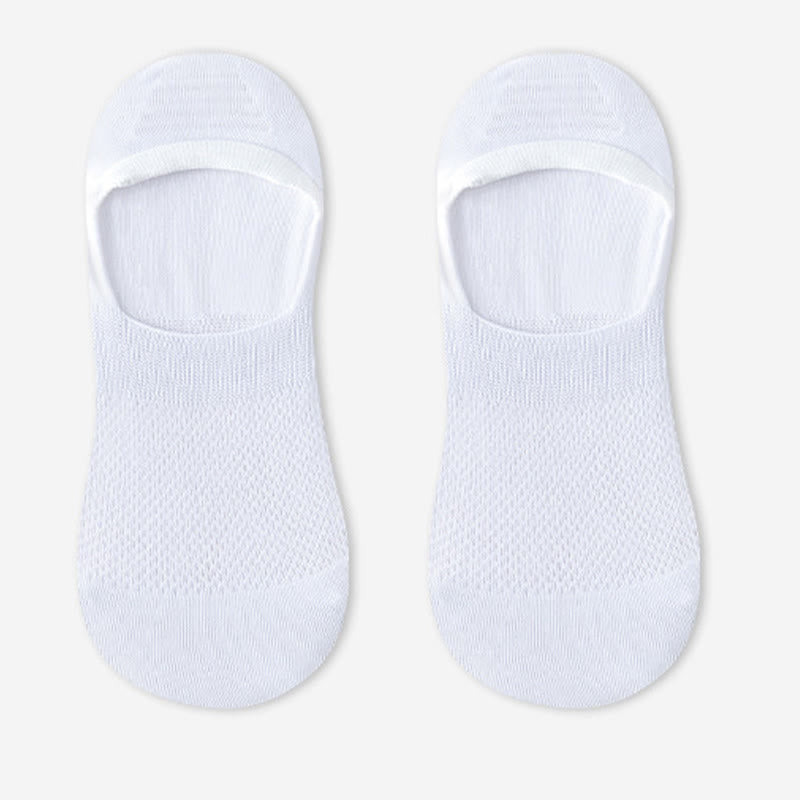 Rutschfeste Silikon-Fersensocken aus Mesh-Baumwolle (7 Paar)