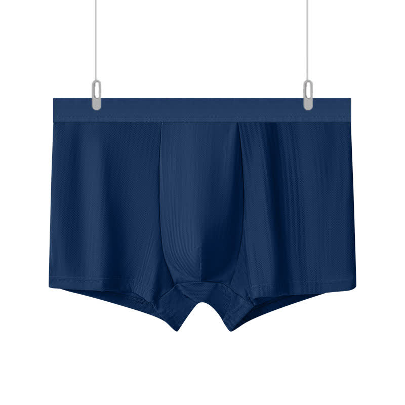 Hochelastische Herren-Boxershorts mit hohem Bund (3er-Pack) - Königsblau - 10XL - image 12