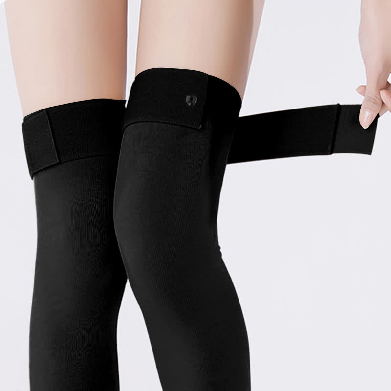 Leichte, nahtlose Beinlinge mit Riemen