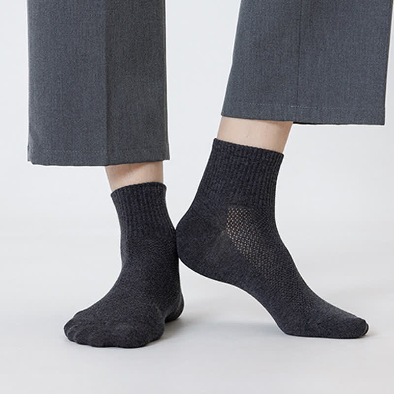 Dünne, atmungsaktive Söckchen aus reinem Baumwollnetz (7 Paar)