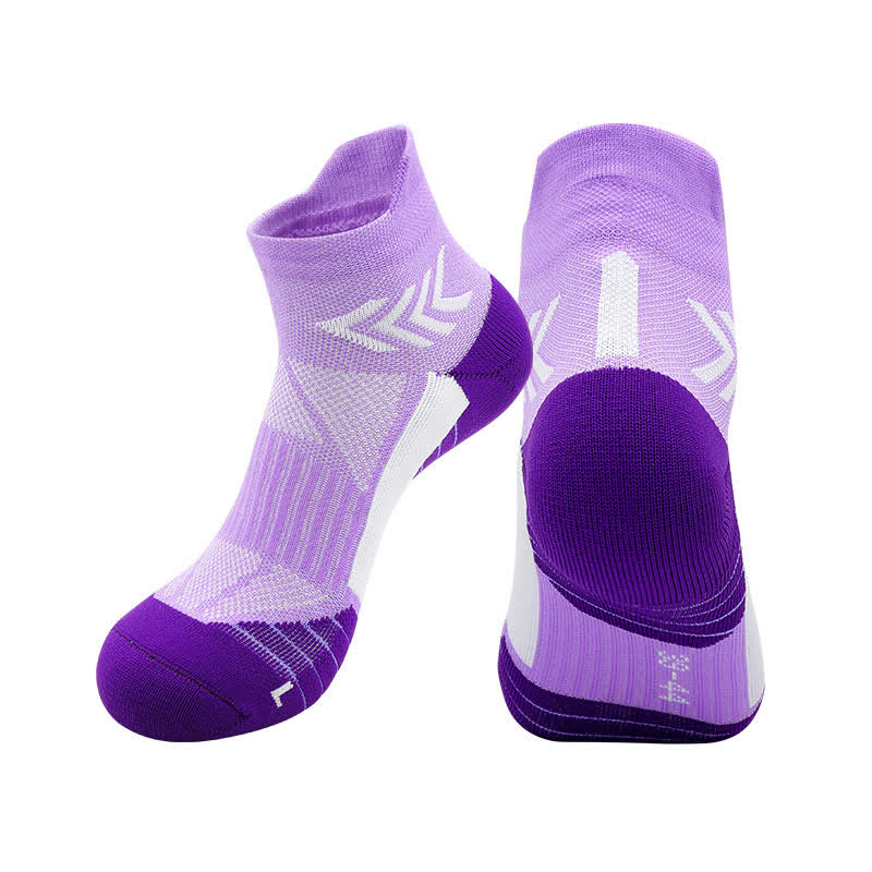 Kompressionssocken zum Laufen mit Grafikdruck (4 Paar)