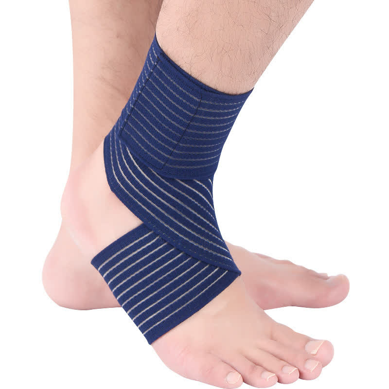 Dünne, elastische Knöchelstützen mit Klettverschluss - Dunkelblau - Einheitsgröße - image 9