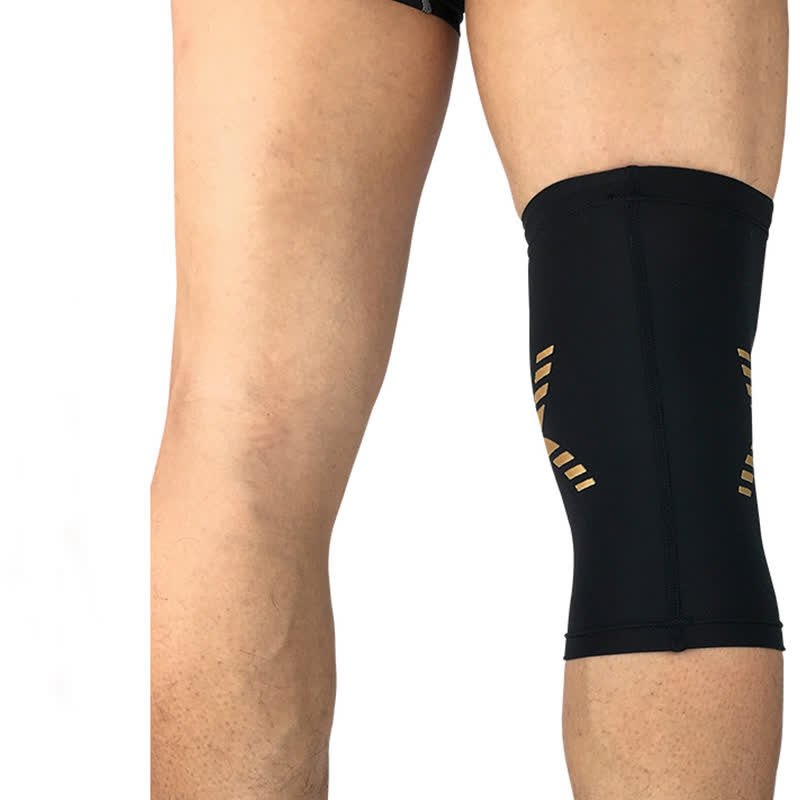 Atmungsaktive elastische Kompressions-Sport-Knieschoner - image 7