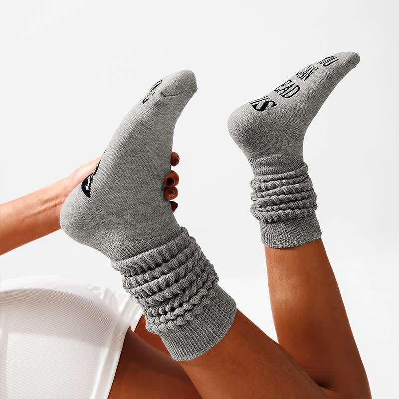 Kniestrümpfe mit bedruckter Sohle - Hellgrau - EU36-43 (US3-9) - image 16