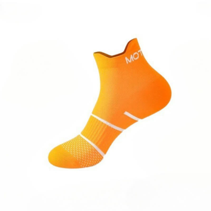 Sport-Kompressionssocken mit Nadelstreifen in Übergröße (6 Paar) - Orange - EU36-44 (US3-10) - image 5