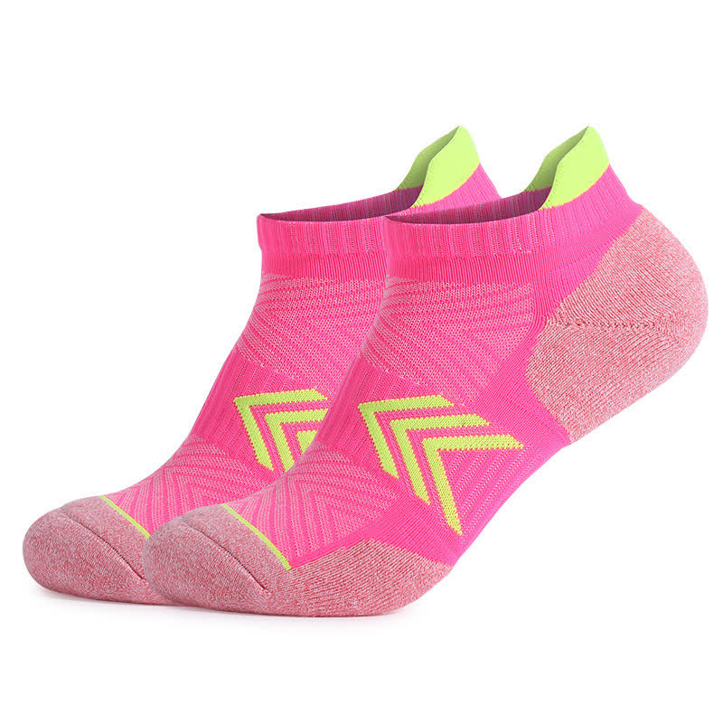 Arrow Colorblock Rutschfeste Knöchel-Kompressionssocken aus Baumwolle (6 Paar) - Rosa - EU39-42 (US6-8,5) - image 9