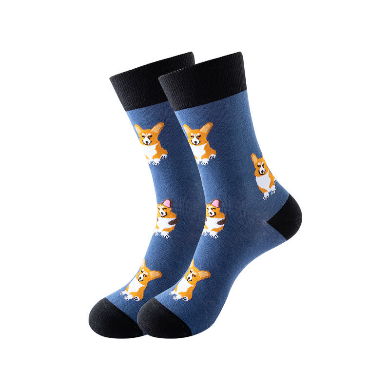 Viertelsocken der Animal-Serie (6 Paar) - Marineblau - EU36-43 (US3-9) - image 4