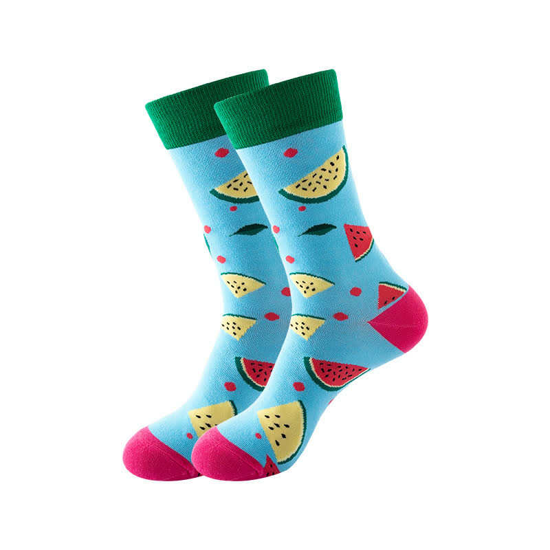 Viertelsocken der Fruits-Serie (6 Paar) - Blau - EU36-43 (US3-9) - image 9