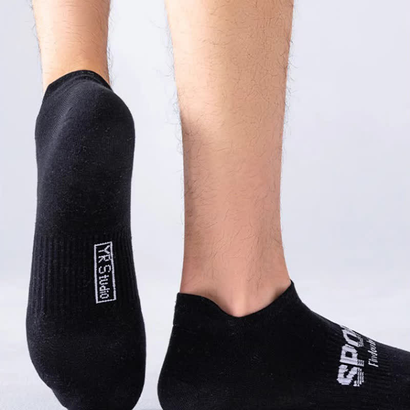 Atmungsaktive Söckchen mit einfarbigem Buchstabendruck (6 Paar) - image 7