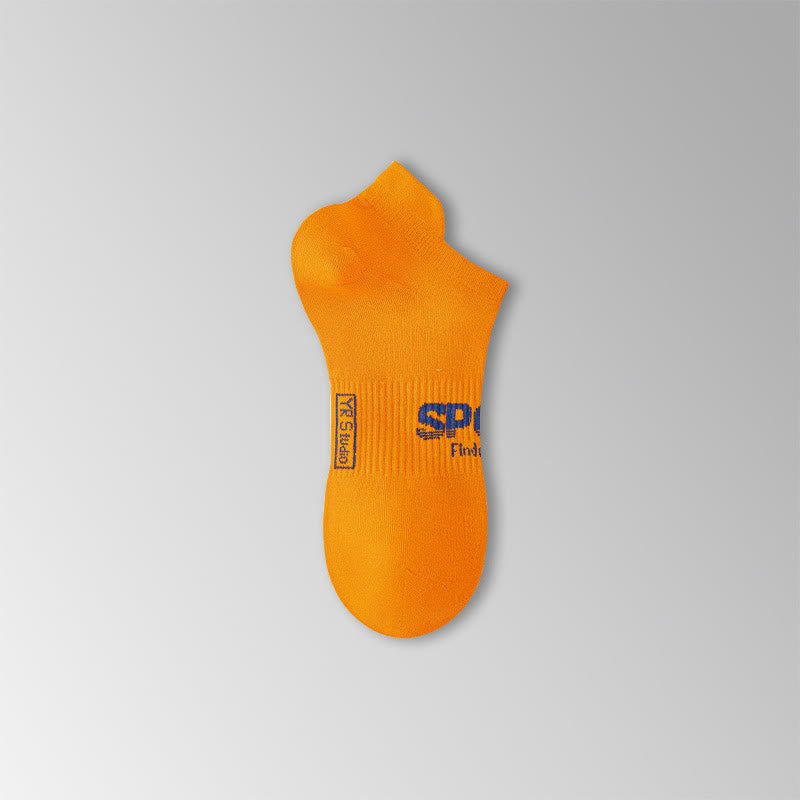 Atmungsaktive Söckchen mit einfarbigem Buchstabendruck (6 Paar) - Orange - EU38-45 (US5-11) - image 14