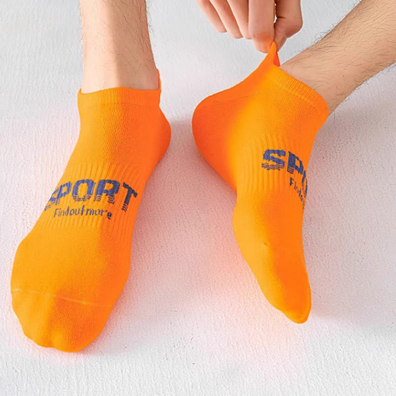 Atmungsaktive Söckchen mit einfarbigem Buchstabendruck (6 Paar) - image 13