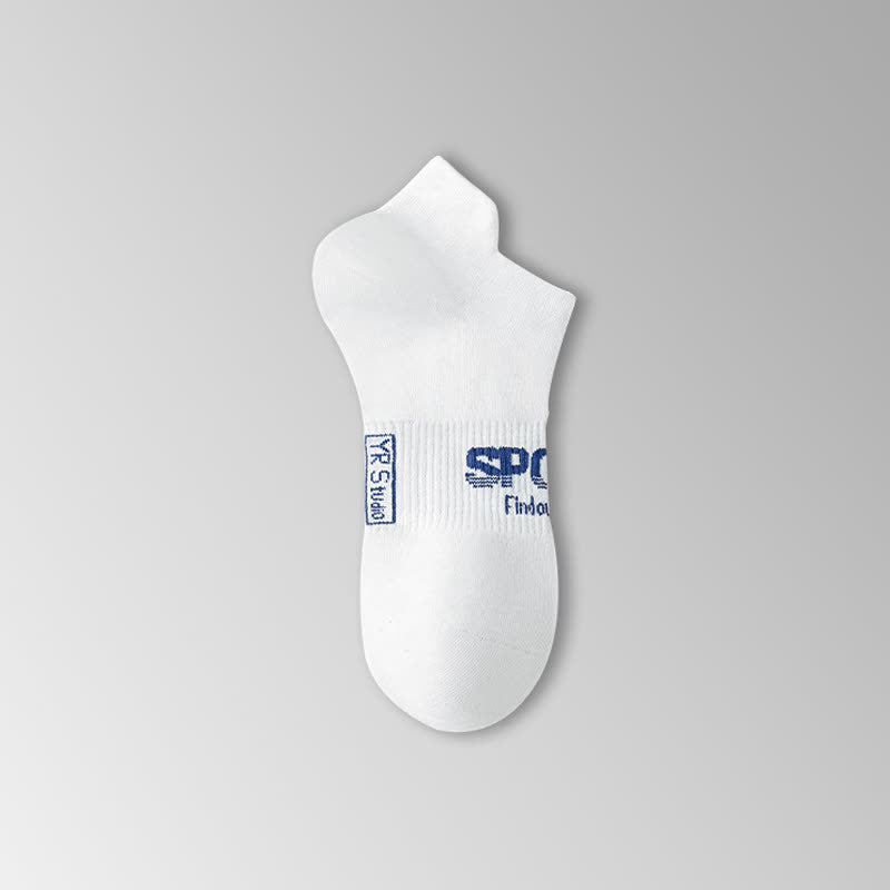 Atmungsaktive Söckchen mit einfarbigem Buchstabendruck (6 Paar) - image 6