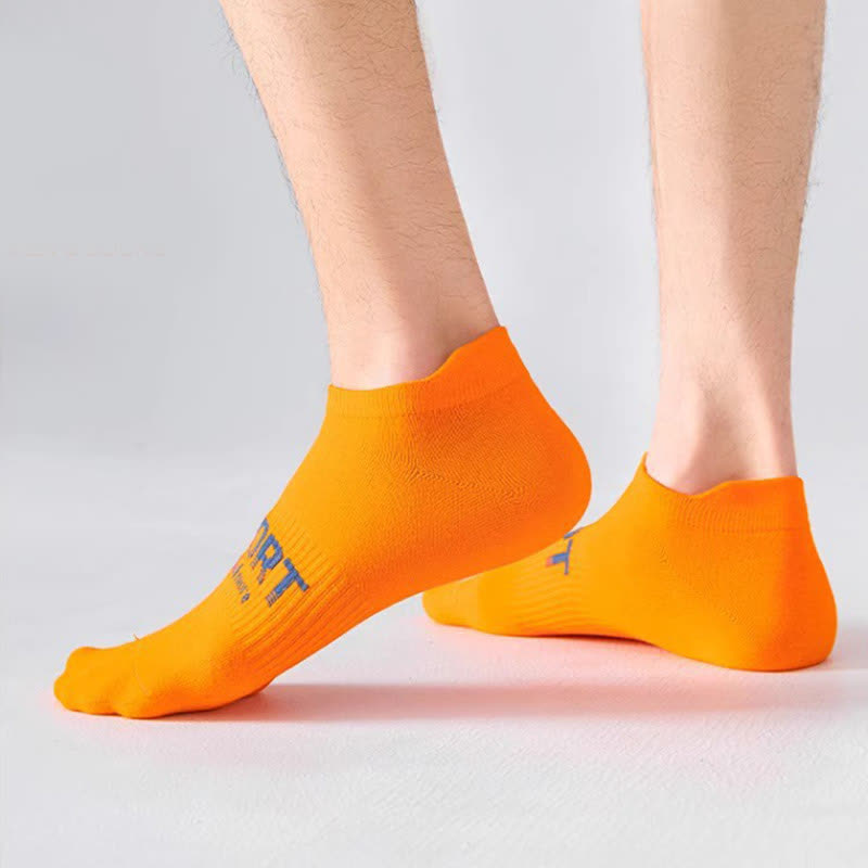 Atmungsaktive Söckchen mit einfarbigem Buchstabendruck (6 Paar) - image 11