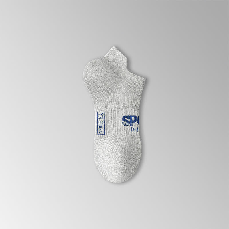 Atmungsaktive Söckchen mit einfarbigem Buchstabendruck (6 Paar) - Grau - EU38-45 (US5-11) - image 10