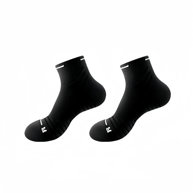 Gepolsterte Knöchel-Kompressionssocken zum Laufen (8 Paar) - Schwarz - EU38-45 (US5-11) - image 6