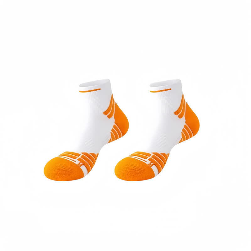 Gepolsterte Knöchel-Kompressionssocken zum Laufen (8 Paar) - Orange - EU38-45 (US5-11) - image 5