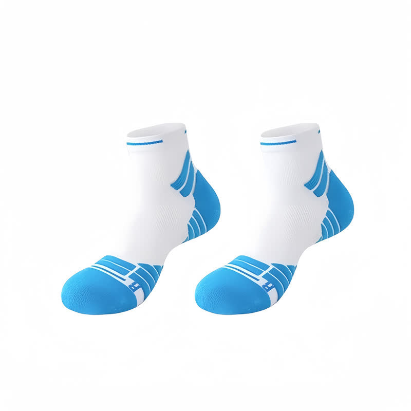 Gepolsterte Knöchel-Kompressionssocken zum Laufen (8 Paar) - Blau - EU38-45 (US5-11) - image 12